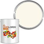 Landlords Anti Damp Paint | Matt Finish Paint | 2.5L in 20+ Colours | Damp Seal Prevent Build-up of Mildew | Cover Stains | Damp Proof Paint for Wall and Ceiling | Anti Condensation Paint | Mould Paint | Creamy White