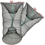 Crab Trap Fishing Net Bait Traps Fishing Accessories Line Lobster Shrimp Cage Bait Case Portable Folded 2 Pack