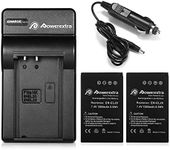 ENEL20, EN-EL20a Battery & Charger, Powerextra ENEL20 EN-EL20a for Nikon Coolpix P950, P1000, DL24-500, Nikon Coolpix A, 1 AW1, 1 J1, 1 J2, 1 J3, 1 S1, 1 V3 Digital Camera