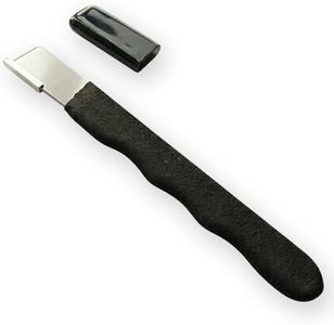 Garden Guru Garden Tool Blade Sharpener - 5" Handheld & Multi-Purpose Solid Carbide Sharpener w Protective Cover, Ergonomic Non-Slip Handle for Pruners Loppers Shears Knives Scissors Axe