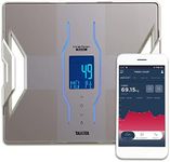 TANITA RD-953 Smart Body Composition Scale with Free App Unique Muscle Quality Score 11 Measurements Platinum