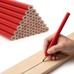 YiYiLiang 30 Pcs Carpenters Pencils, 17.6mm HB Builders Pencils Heavy Duty Joiners Pencil, Carpenters Pencil Set, Construction PencilWoodworking Tools, Trade Working Marking Tools