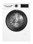 Bosch, Series 6, WGG254Z1GB, 10kg, 1400rpm Washing Machine with Iron Assist, Anti Stain, Active Water Plus, Eco Silence Drive, SpeedPerfect, LED Display, White with a Black door