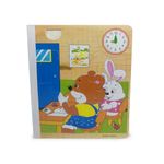 Trinkets & More – 6 in 1 3D Book Jigsaw Puzzle (66 Pieces) | Animal Themed for Toddlers Kids 2+ Years (Teddy Bear)