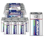 ACDelco 12-Count 9 Volt Batteries, 