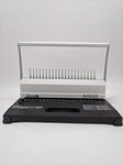 New Home Office Plastic Comb Binder/Binding Machine 21 Holes - White