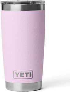 YETI Rambler 20 oz Tumbler, Stainless Steel, Vacuum Insulated with MagSlider Lid, Cherry Blossom