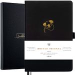 Scribble & Dot® Bullet Planner - Dotted Journal | A5 Ultra Thick 160gsm Paper - Premium Dotted Journal for Artists and Creators, Includes Pen Test Pages (Black Koala)