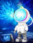 Astronaut Galaxy Star Projector Light: Starry Night Light Projector with Nebula Galaxy Projector Light for Bedroom Timer and Remote Control Space Buddy Projector Light for Kids and Adults, White