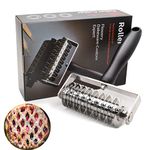 Pastry Lattice Roller Cutter - EVNSIX Stainless Steel Professional Dough Lattice Top Pie Pizza Bread Pastry Crust Lattice Roller Cutter