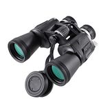 20x50 High Power Binoculars for Bird Watching with Low Light Night Vision for Adults Hunting Travel Football Games Stargazing with Carrying Case and Strap, BAK4 Prism, FMC Lens