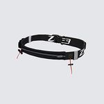 ZONE3 Men Endurance Number Belt with Lycra Fuel Pouch and Energy Gel Storage - Black, One Size