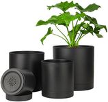 T4U Plastic Plant Pots Indoor, 4/5/