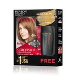 REVLON ColorSilk Hair Color with Keratin - 5G Light Golden Brown - (with Outrageous Shampoo 90 ml) (3S10978F36721354)