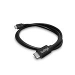 CalDigit [Intel Certified Thunderbolt 4 Cable - 40Gbps 100W Charging, Compatible with Thunderbolt 3 & USB-C, 2016+ MacBook Pro, Air, 2020+ M1 (0.8 Meter 2.62 Feet, Thunderbolt 4 / USB 4 Cable) Laptop