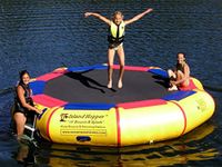 Island Hopper 13' Bounce N Splash Padded Water Bouncer