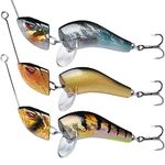 TRUSCEND Fishing Jigs with Unique Two-way Spinning Spoons System, Well-made Rooster Tail Fishing Spinner Lure with Flash Copper Body & Blade, Freshwater Crappie Jigs, Blade Bait for Bass Walleye Trout