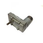 TECHDELIVERS® Square Metal Gear Box Motor 100 rpm 12v DC High Torque