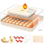 APODESS 56 Egg Incubator for Hatching Chicken, Egg Incubator with Automatic Egg Turning and Humidity Temperature Control, Egg Candler, Chicken Incubator for Ducks/Quail/Goose Farm House lab Class