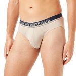 Emporio Armani Men's Brief Essential Microfiber Boxer, Rope, L