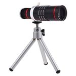 Mabron 18x 4K HD Optical Zoom Mobile Telephoto Telescope Lens Kit Mobile Camera,Background Effect with 1 Year warranty(multicolor)