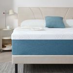 Hiimgo Double Mattress 22CM Memory Foam Mattress Breathable Medium Firm Perfect for Body Support, Durable for Double Bed Mattress(135x190x22cm)