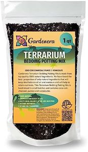 Create a Flourishing Terrarium with Gardenera Terrarium Bedding - Ideal for Mosses, Ferns, Orchids, and Bromeliads - 1 Quart