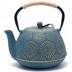 MILVBUSISS Cast Iron Teapot, Large 