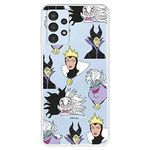 Case for Samsung Galaxy A13 4G Official Villains Villains Pattern Transparent to Protect Your Mobile Phone Case for Samsung Galaxy Flexible Silicone with Official Disney Licensed