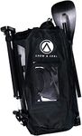 Crew & Axel Stand Up Paddle Board Bag to Carry SUP, Paddle, Pump, Fins (for Models CX106 CX107 CX108) with Mesh Black