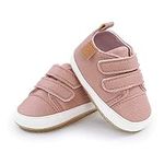 MK MATT KEELY Baby Girl Boy First Walking Shoes Anti-Slip Soft PU Leather Sneakers for Infant Toddler