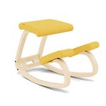 Varier Variable Balans Original Kneeling Chair Designed by Peter Opsvik Natural/Yellow, Fabric, One Size
