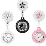 H HOME-MART 3Pcs Nurse Watch Glow P