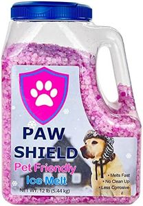 Paw Shield Pet Friendly Ice Melt (12 LB)- A Dual Acting, Natural Based Ice Melt for Snow with a Melting Power of Below Zero Degrees. Keep Your Family Safe During Winters Harshest Conditions!