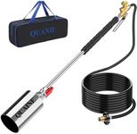 Propane Torch Weed Burner,High Output 2,400,000 BTU with Storage Bag and Self Ignition,Heavy Duty Flame Control Blow Torch with 10FT Hose,Flamethrower for Weeding,Roofing,Melting Ice,Paint Removing