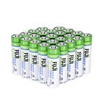 Fuji Enviromax AA Super Alkaline 1.5V LR6 Batteries with Case- Long Lasting Power with No Harmful PVC or Heavy Metals Used
