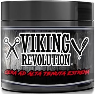 Viking Revolution - Extreme Cera Capelli Uomo a tenuta estrema 118 ml - Forte, durevole, alta brillantezza - Facile da lavare, a base d'acqua