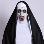 Halloween Mask Scary Cosplay The Nun Full Face Costume Horror Creepy Party Prop