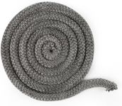 Barbqtime AC-DGKC Stove Door Gasket Rope for Englander Pellet Stoves 25-PDVC, 25-PDV, 55‐SHPCBPAH, 3/4'' x 7FT Graphite Impregnated Fiberglass Seal Rope for Englander Wood Stoves 28-3500, 18-MH