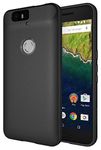 Diztronic Full Matte Slim-Fit Flexible TPU Case for Huawei Nexus 6P (2015)(N6P-FM-BLK)-Retail Packaging, Black