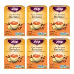 Yogi Tea Chai Turmeric Revitalize (Pack 6) - 96 Tea Bags - Caffeine-Free Herbal Tea with Antioxidant Support - Includes Turmeric, Cinnamon, Ginger & More