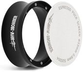 MHW-3BOMBER 54mm Espresso Dosing Funnel & 54mm Puck Screen Set, Magnetic Dosing Ring & Reusable Filter kit Compatible with 54 mm Portafilter,Coffee Dosing Ring with Espresso Puck,DR7014-OS
