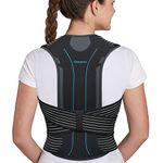Omples Posture Corrector for Women and Men Upper Back Brace for Posture Scoliosis Back Brace Thoracic Back Straightener Shoulder Upright Support for Body Correction and Neck Pain Relief (3)