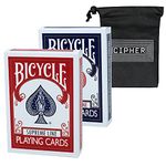 Bicycle Supreme Line Playing Cards - Rider Back Design - Includes Cipher Card Bag (Both Decks)