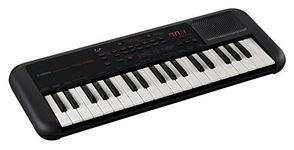 Yamaha PSS-A50 - Portable, Digital Keyboard with Phrase Recording, 42 Built-in Voices and 138 Arpeggio Types with a Lightweight Design, in Black, 50.6 x 20.1 x 0.54 centimeters