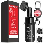 ONHAWKS Upgraded Pro Golf Club Water Brush Cleaner with Retainer Clip,Ultimate Green Cleaning Equipment for Golfers,Simple and Effective Club Cleaning Accessories,Golf Gifts for Men and Women (1)