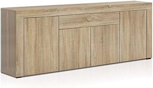 Artiss Buffet Sideboard Oak with Drawer Doors and Inner Shelves Cupboard, Cabinet, Kitchen Storage Table Pantry Display Organizer Dining Furniture Living Room Home