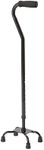 Medline Aluminum Quad Cane with Sma