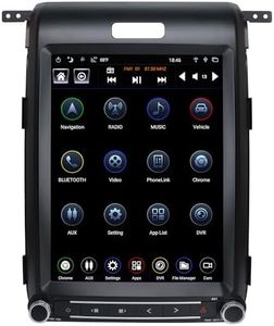 LINKSWELL Gen IV T-Style 12.1 Inch Radio Replacement for F150 2013 to 2014 GPS Navigation Android Head Unit Multimedia Player Bluetooth/USB/AUX/WiFi Car Stereo TS-FDOP12-1RR-4B