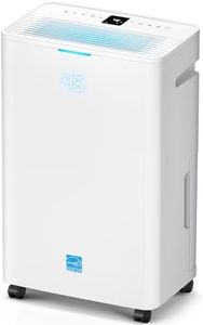 Dehumidifier, 5000 Sq.Ft Dehumidifier for Basement, with Drain Hose, Humidity Control and Auto Shut-off, Quiet Smart Compressor for Home, Bathroom, Garage and Large Rooms